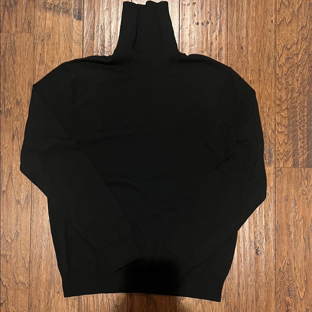 Men's Black Turtleneck Sweater